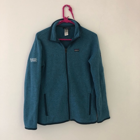 Samuel Adams Unique Blue Patagonia ZIP-Up Fleece - Picture 1 of 5